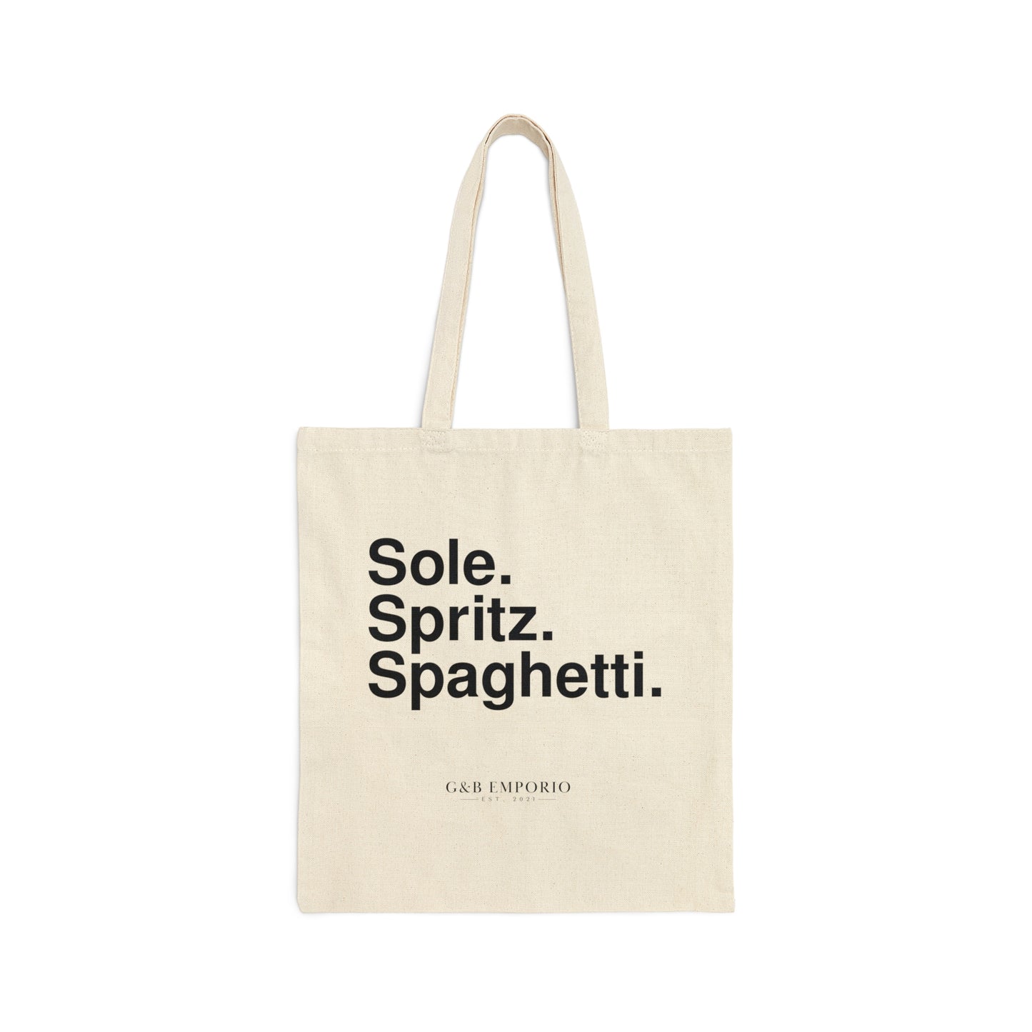 Sole Spritz Spaghetti Cotton Tote Bag