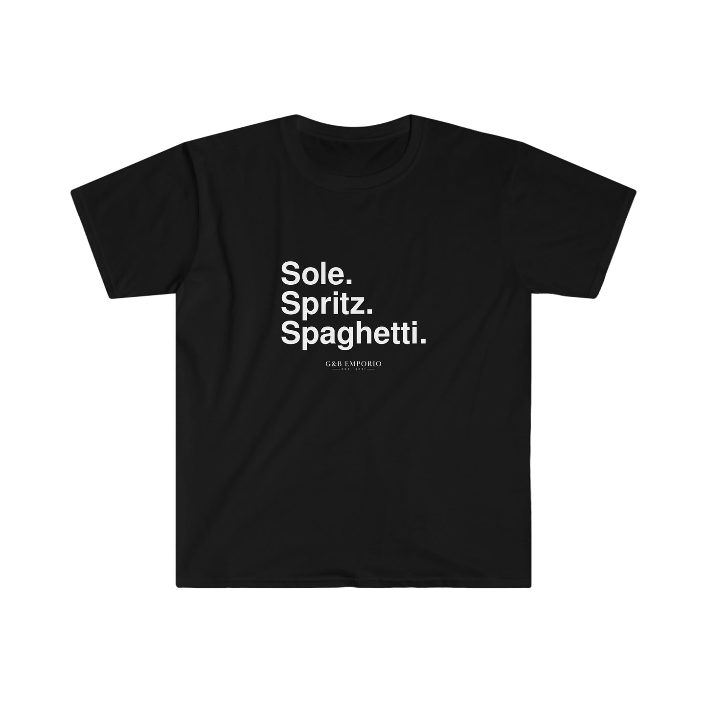 Sole. Spritz. Spaghetti. Italian T-Shirt